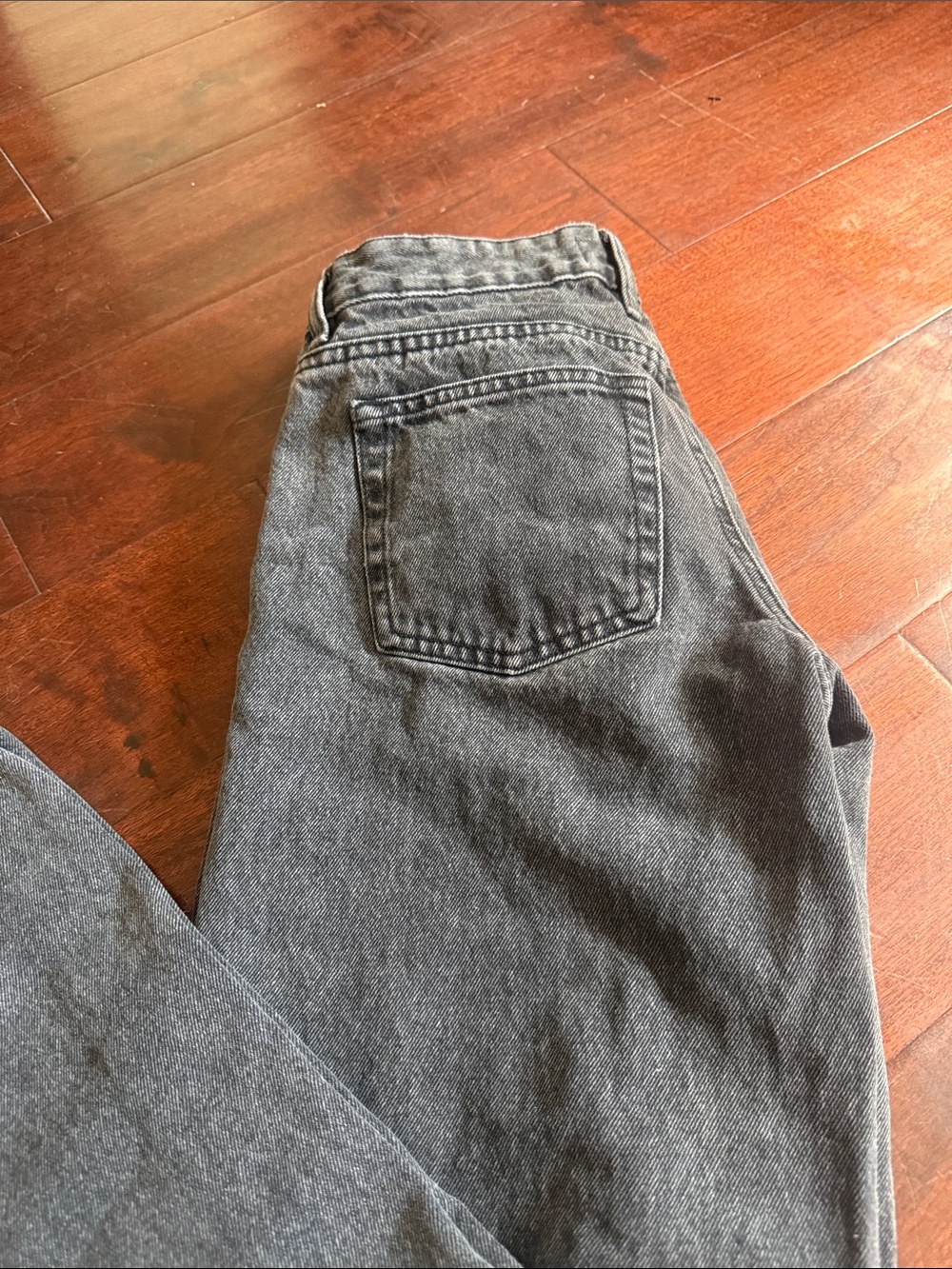 Casey low rise pac sun Wide-Leg Women’s Jeans - Washed Black size 24 - Picture 5 of 7